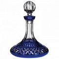 Waterford Crystal Lismore Cobalt Ship's Decanter